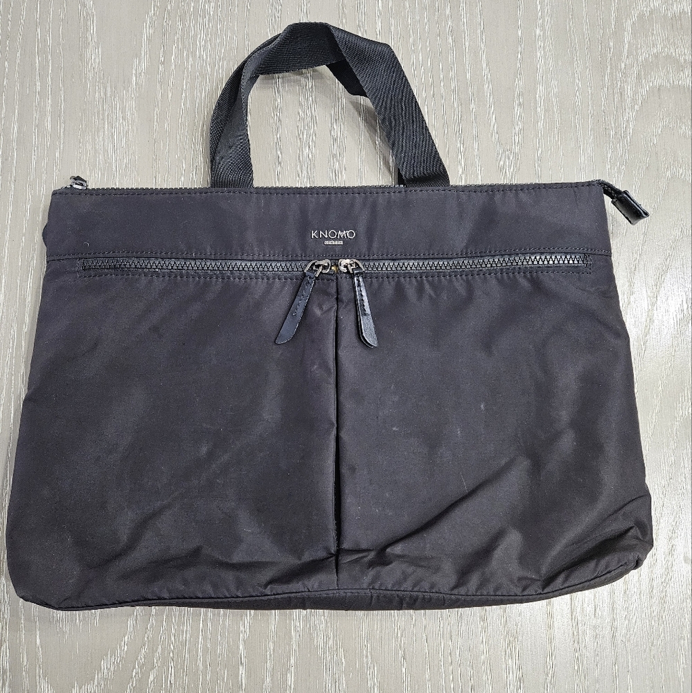 Knomo London Dalston Amsterdam Ultra Lightweight Tote 14" - Black
